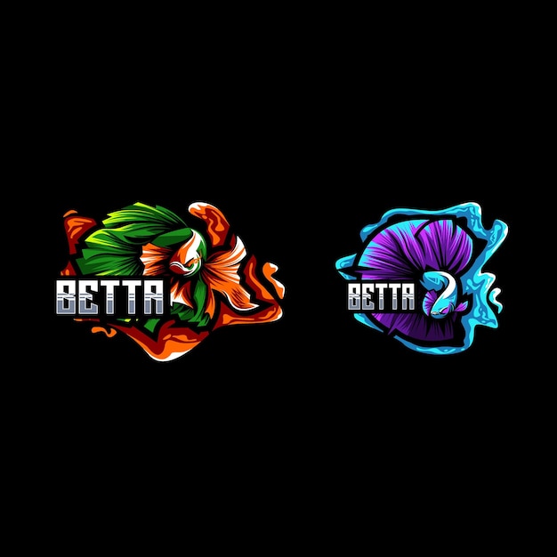 Bundle betta logo sport design