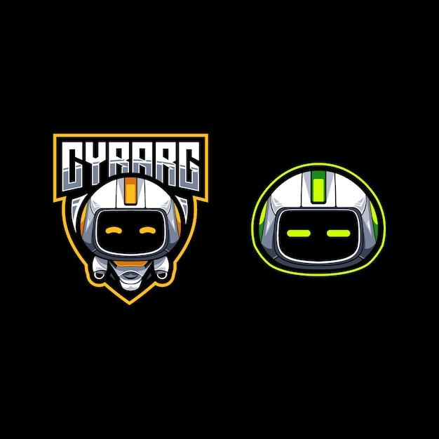 Bundle cyborg logo sport design