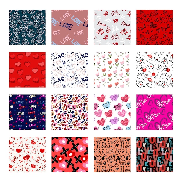 Bundle of Heart Patterns