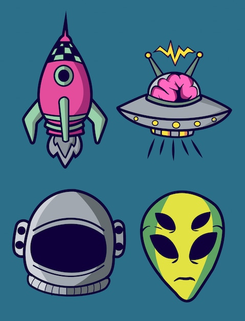 BUNDLE ICON ALIEN 