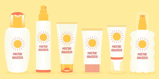 Bundle packages jars protection from sun Ultraviolet solar radiation Moisture sunscreen