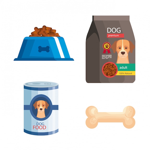 Bundle of pet shop elements