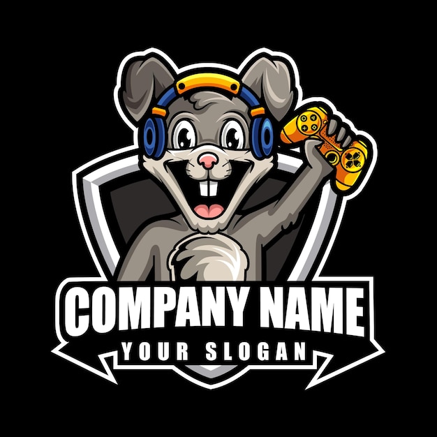 bunies gaming mascot logo