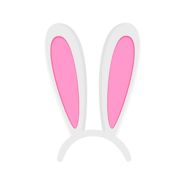 Bunny ears mask Rabbit ears props for Easter party or photo booth Element of hare costume for kids