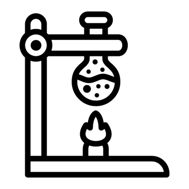 Bunsen burner Vector Icon Design Illustration