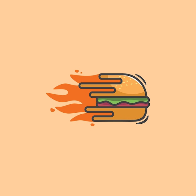 Burger Fast Food Logo Design