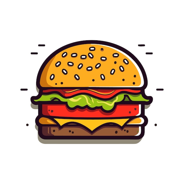 Burger Illustration vector