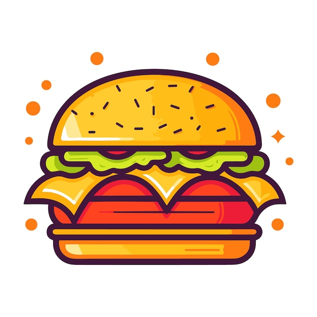 Burger Illustration vector