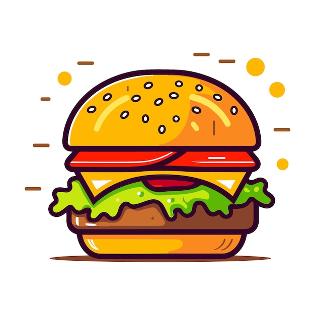 Burger Illustration vector