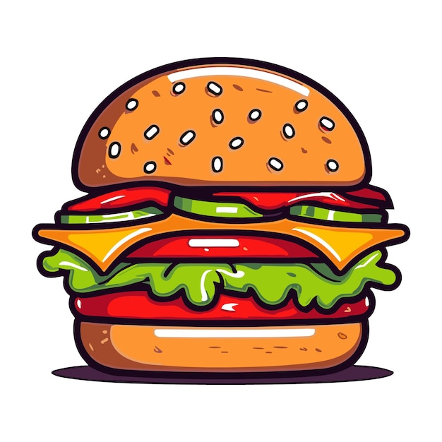 Burger Illustration vector