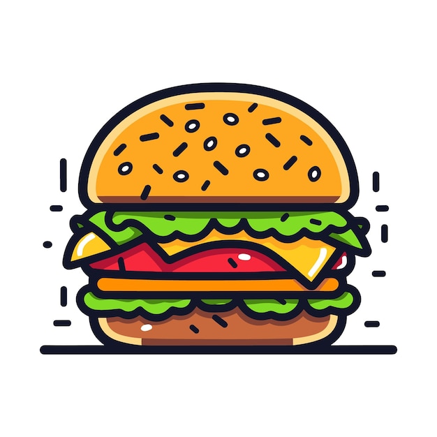 Burger Illustration vector