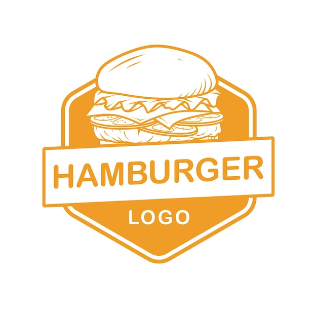 burger logo concept for your brand