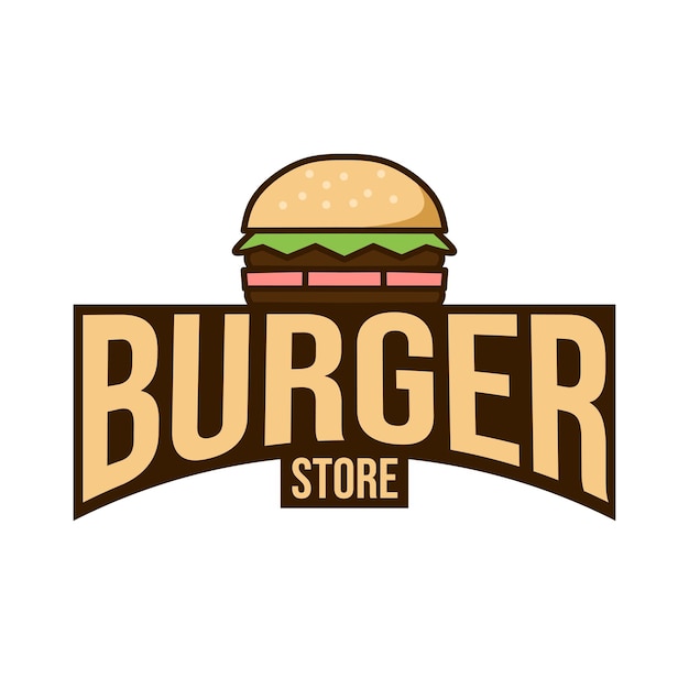 burger logo concept for your business