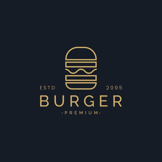 Burger Logo for Fast Food Restaurant Logo Design Inspiration