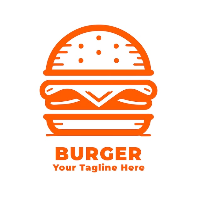 Burger Logo Simple Design