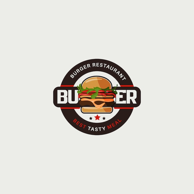 Burger Logo Template