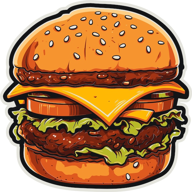 Burger Vector Elements Treasury Vector Burgers Graphic Selection