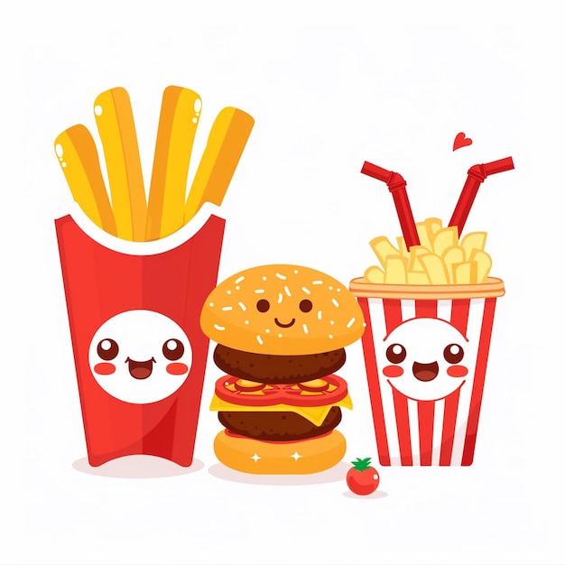 burger vector food icon hamburger illustration pizza restaurant fast menu sandwich drink