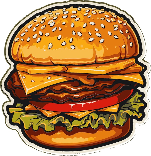 Burger Vector Graphics Collection Vector Burgers Design Vault