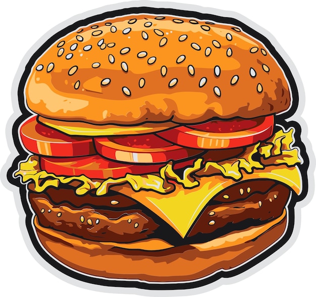 Burger Vector Graphics Stash Vectorized Burgers Gallery