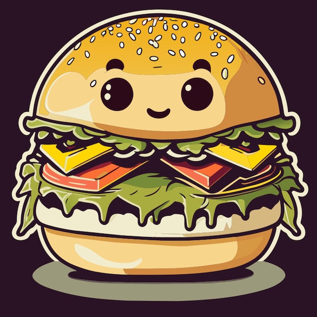 burger vector illustration