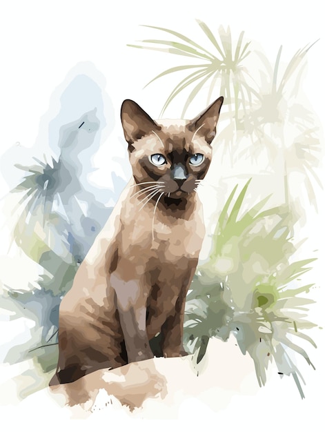 Burmese kitten cat