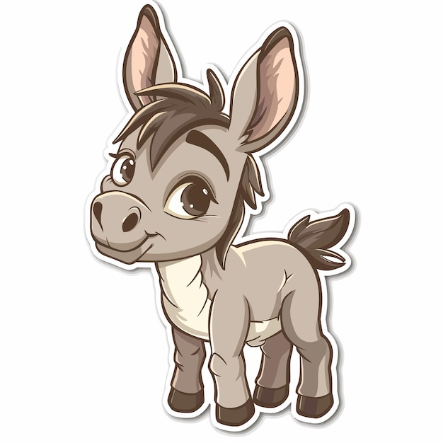 Vector burro vector cute