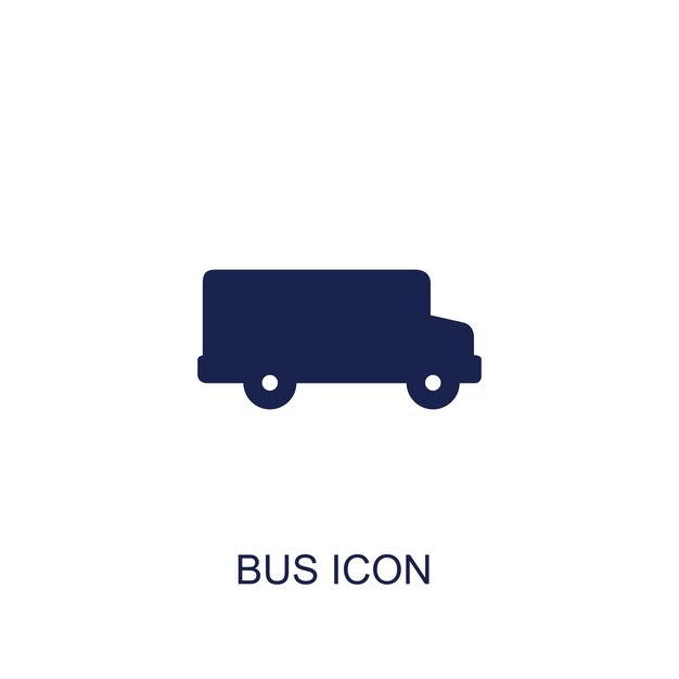 bus icon white background