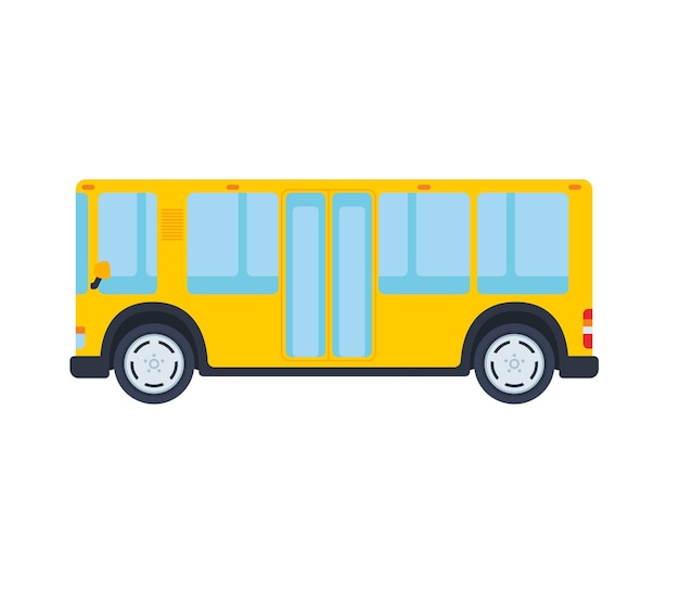 Bus vector isolated icon. Emoji illustration. Bus vector emoticon