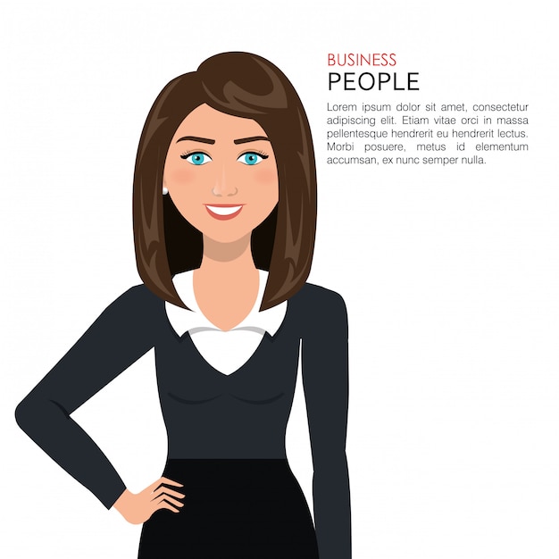 Vector busines people design 