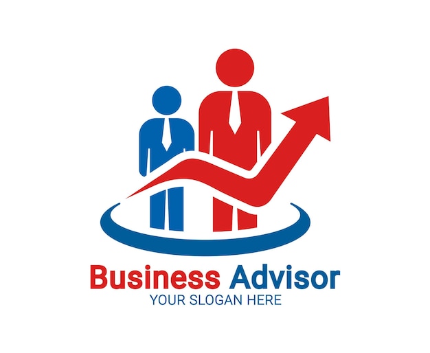 Business advisor logo Financial Advisors Logo Template