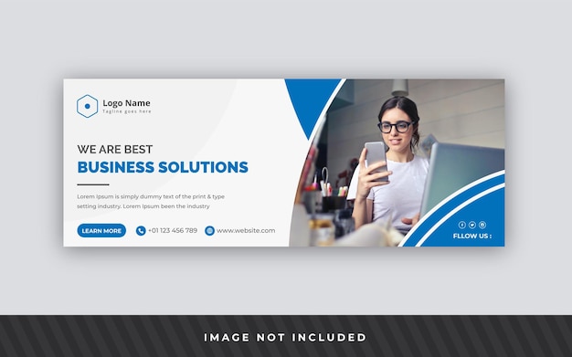 Business Agency Facebook Cover Design Template