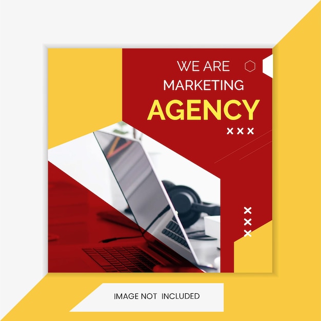 Business, agency, marketing instagram post and banner template