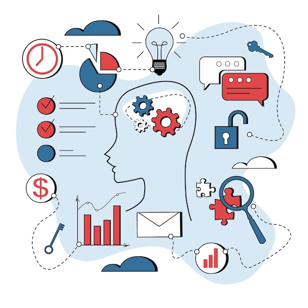 Business analysis calculate or research for market growth financial report or sale information