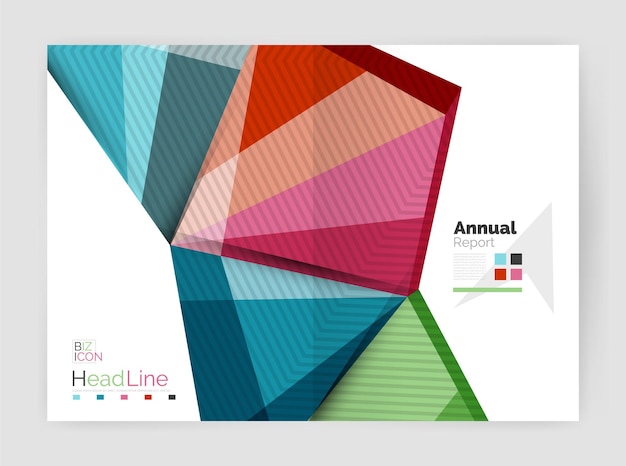 Business annual report abstract backgrounds