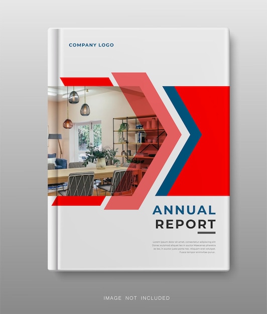 business annual report cover book design