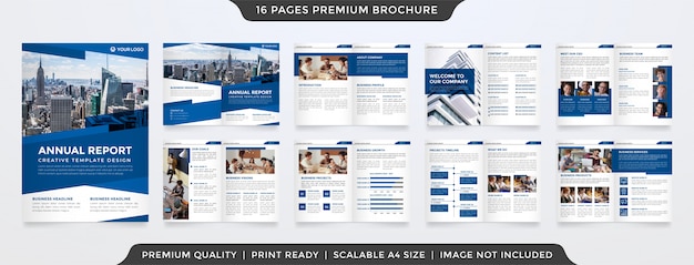 Business annual report template  