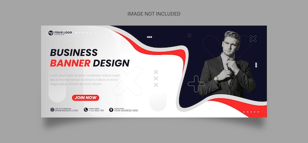 Business banner Template Background Vector