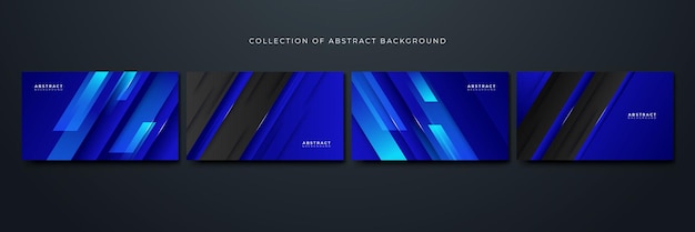 Business Blue Colorful abstract Design Background