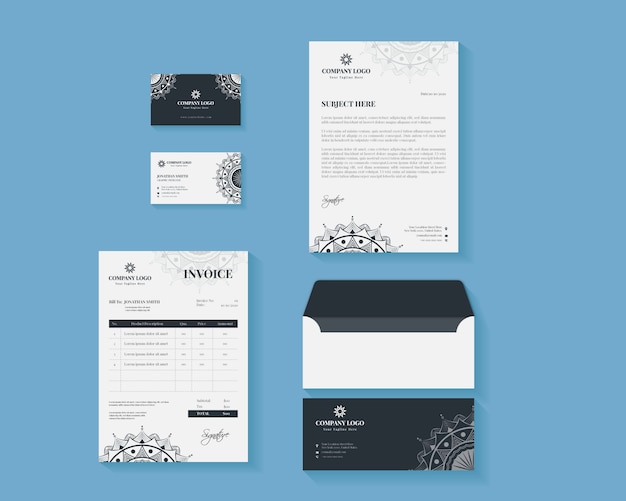 Business Brand Identity Stationary Set