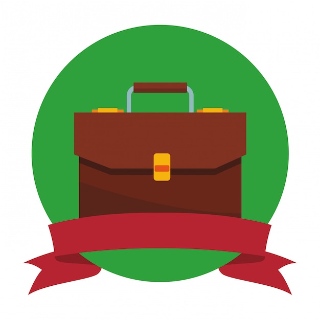 Business briefcase symbol