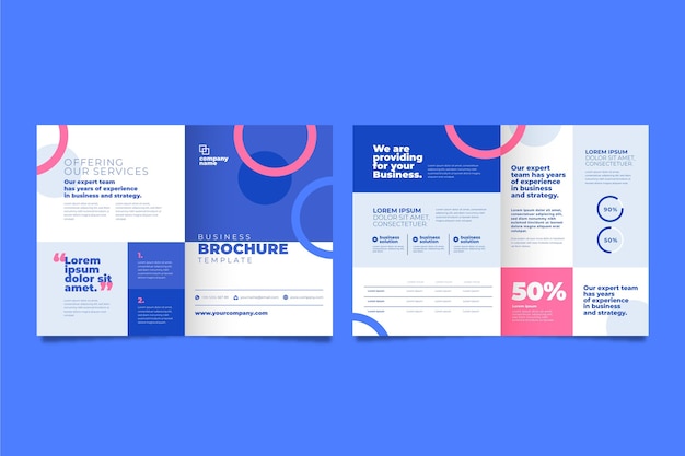 Business brochure concept