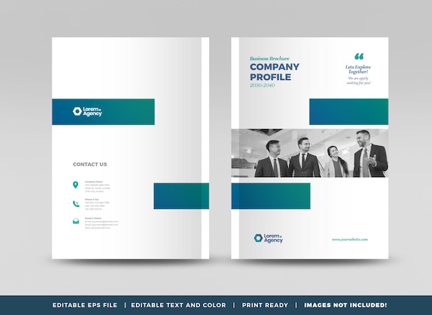 business brochure cover design or annual report and company profile cover or booklet cover