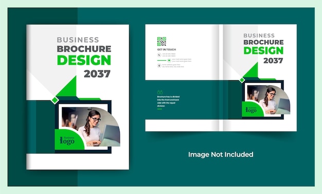 Business brochure cover design template colorful modern corporate layout theme