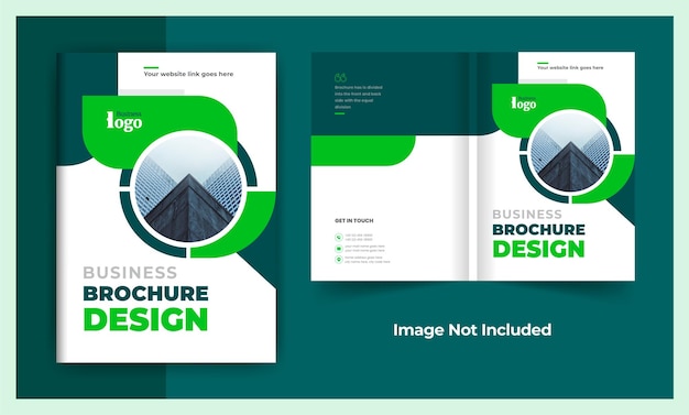 Business brochure cover design template colorful modern corporate layout theme