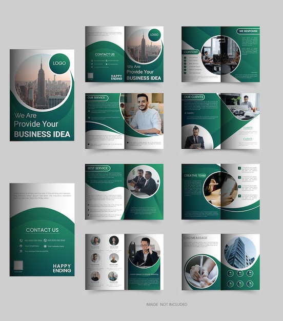 business brochure design template