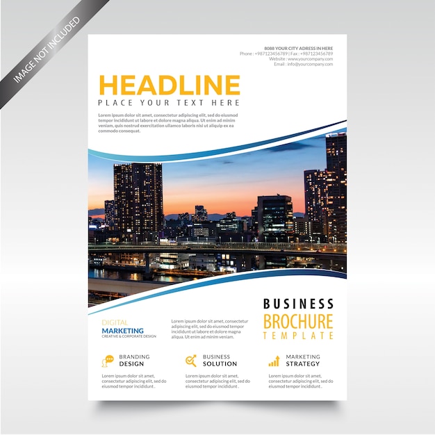 Business Brochure Digital Marketing template