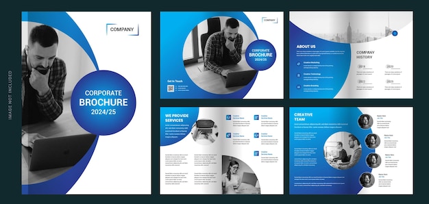 Business brochure pages template