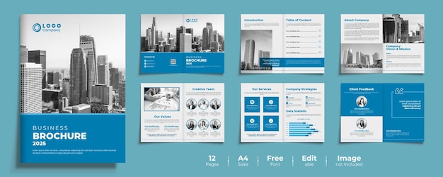 Business Brochure Template Design