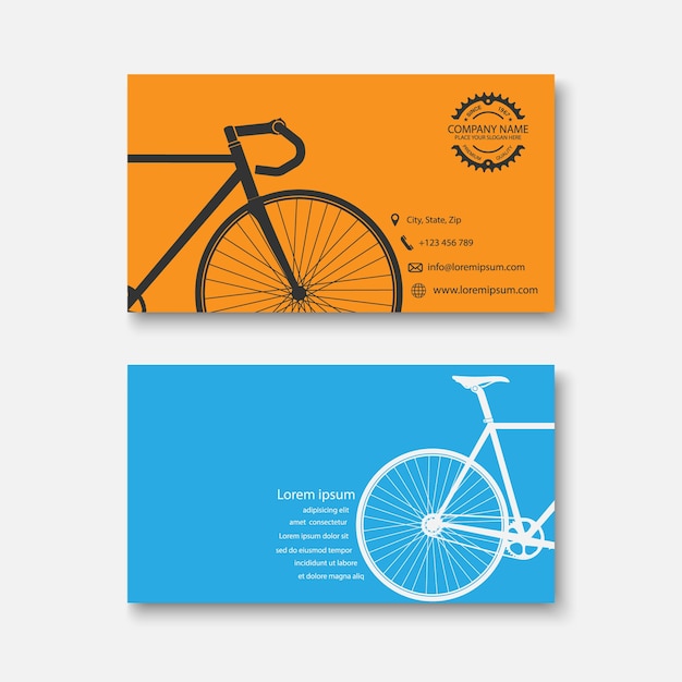 Business card bicycle